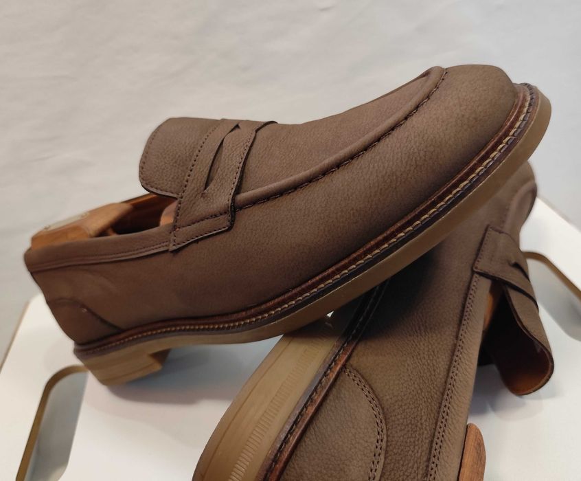 Pantofi loafer 43 43.5 44 de lux Hackett London piele naturala nappa