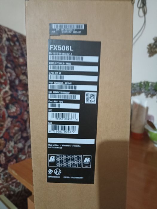 Asus Tuf Gaming fx506L