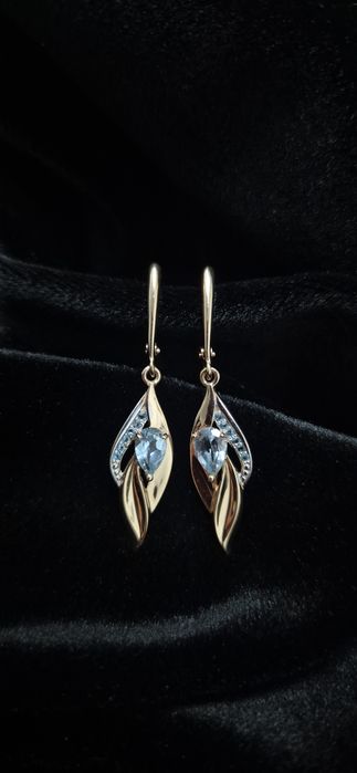 Злотые  серьги  585 проба