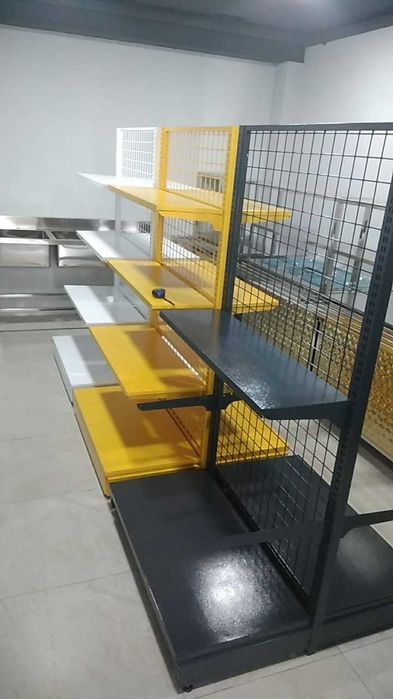 Стеллаж и Витрины + Шкаф и мойки из нержавики