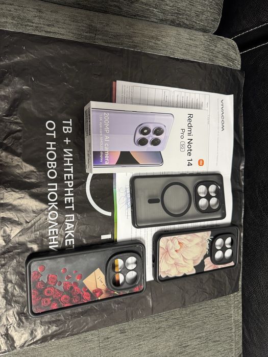 256GB Xiaomi Redmi Note 14 Pro 5G Vivacom Гаранция 2027* г.