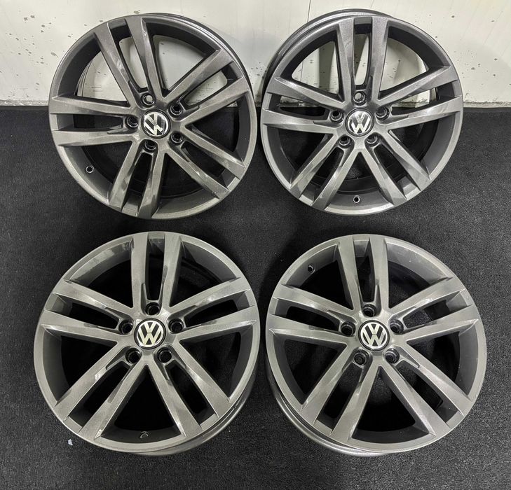 Set jante aliaj r17 5x112 originale VAG vw skoda golf octavia passat