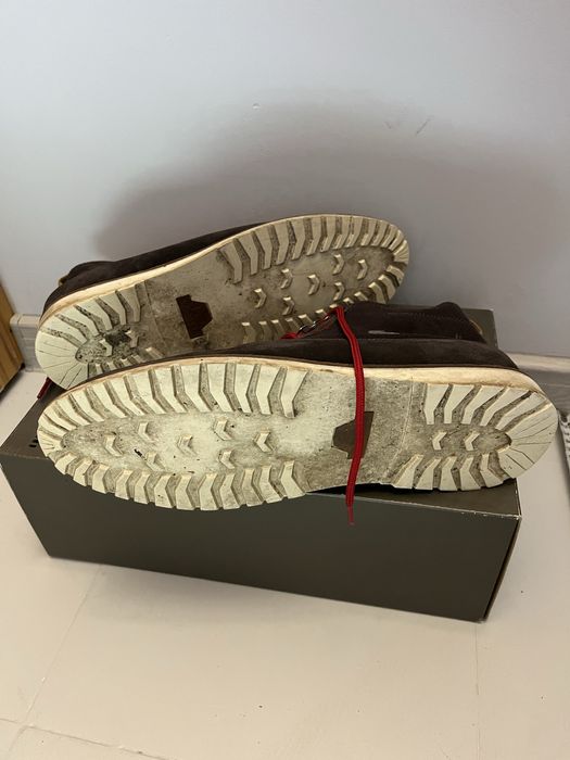 Lacoste боти кафяви велур