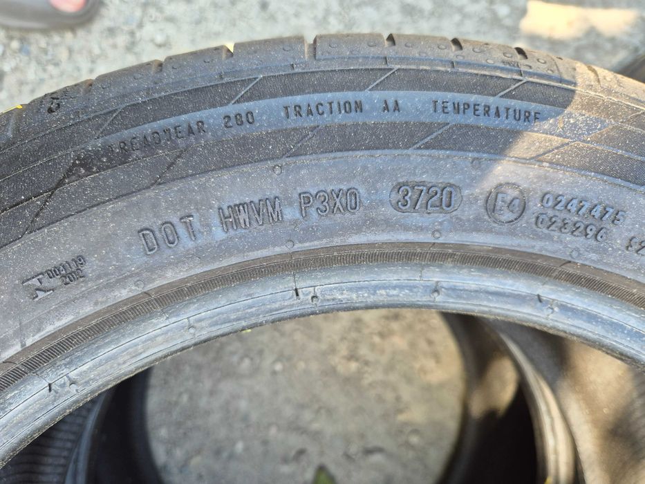 2 Anvelope de VARA - 255/45/17 98Y - Continental Conti Sport Contact 5 - Stare F BUNA - DOT 2020 !
