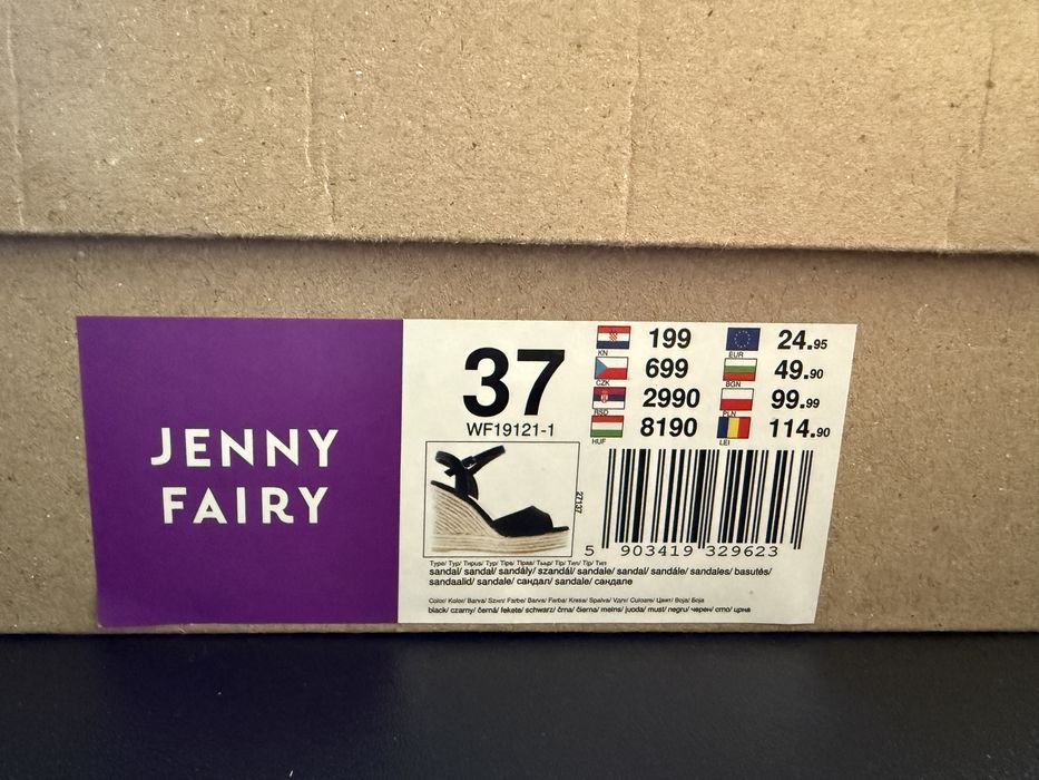 Sandale noi Jenny Fair