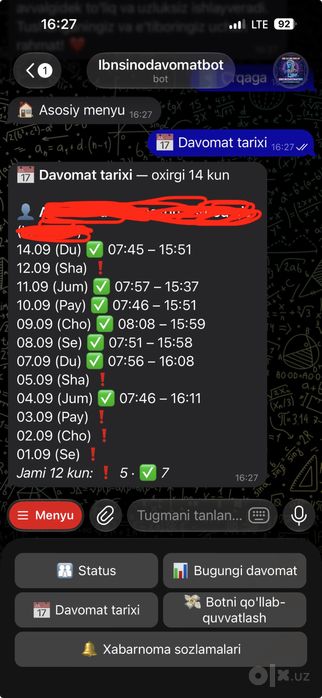 Telegram bot yasash | Buyurtma asosida botlar va CRM tizimlar