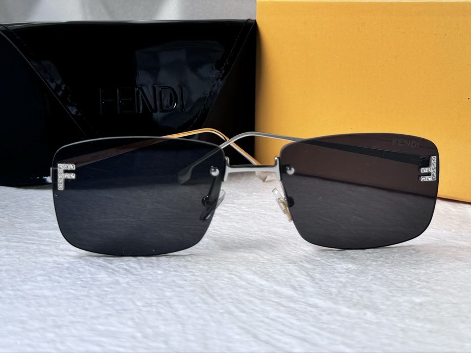 Дамски слънчеви очила правоъгълни 4 цвята златни черни кафяви