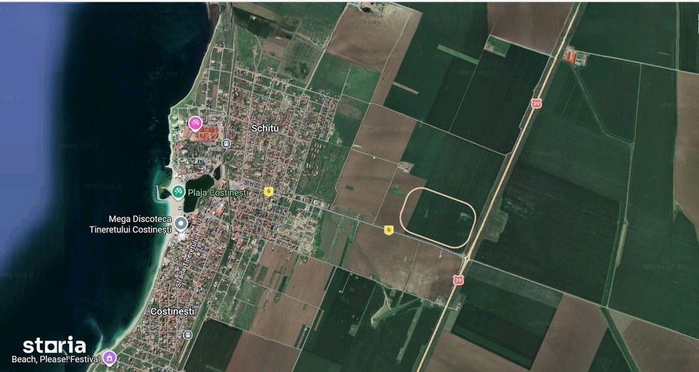 Investiție pe litoral – loturi de teren la intrarea în Costinești