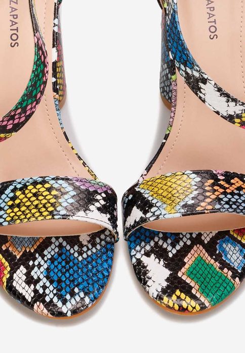 Дамски сандали на ток