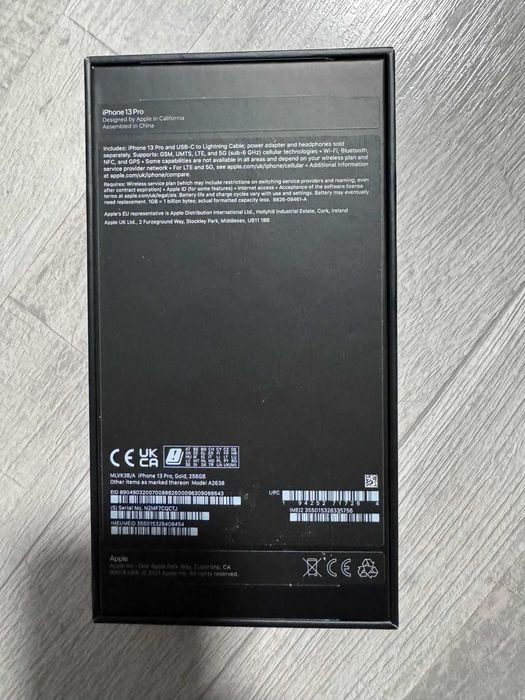 iPhone 13 Pro Gold – 256GB | Impecabil | Cutie & Accesorii