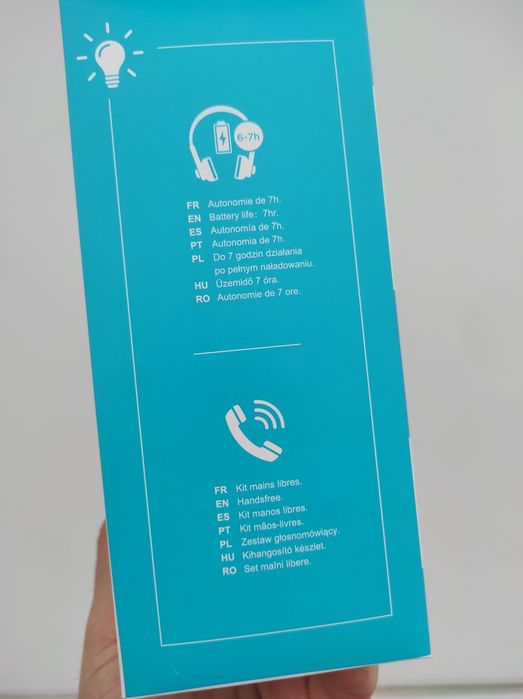 Casti fara fir over ear pliabile Qilive Q.1120, Bluetooth 5.3, negru