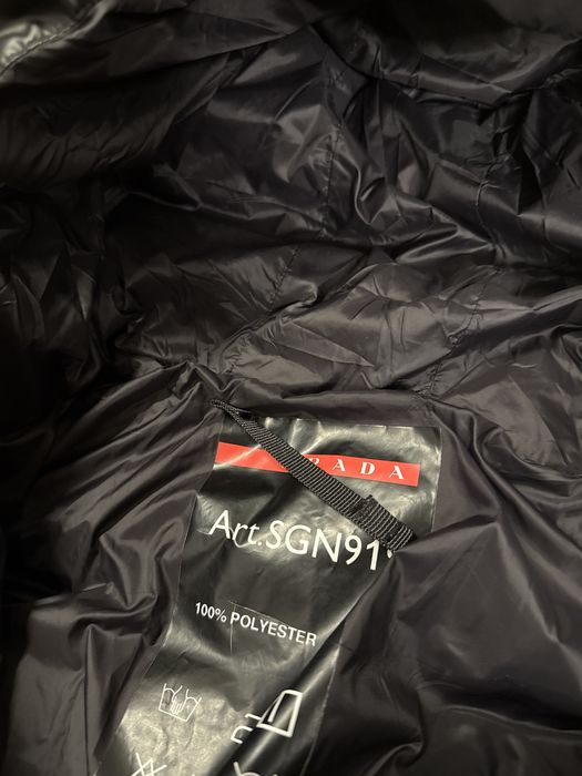 Зимний пуховик Prada