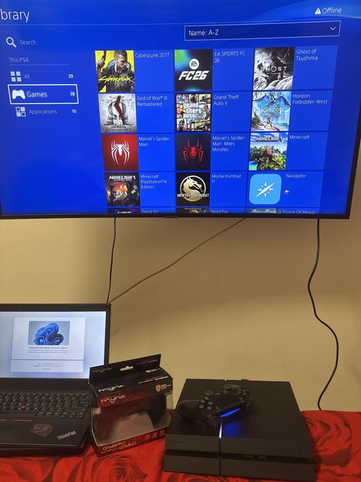 PS4 1TB modat cu jocuri instalate