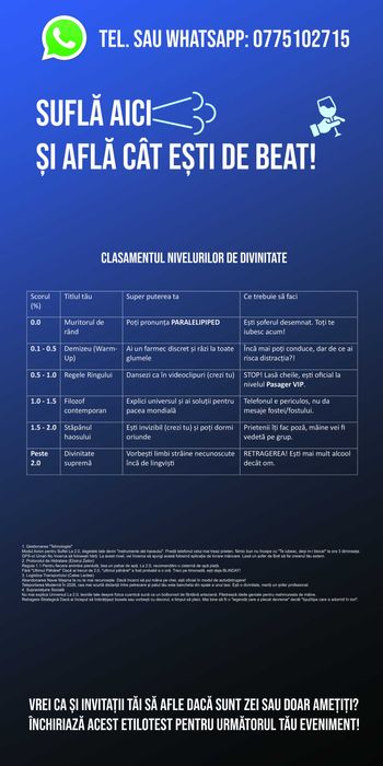 Etilotest pentru evenimente de închiriat