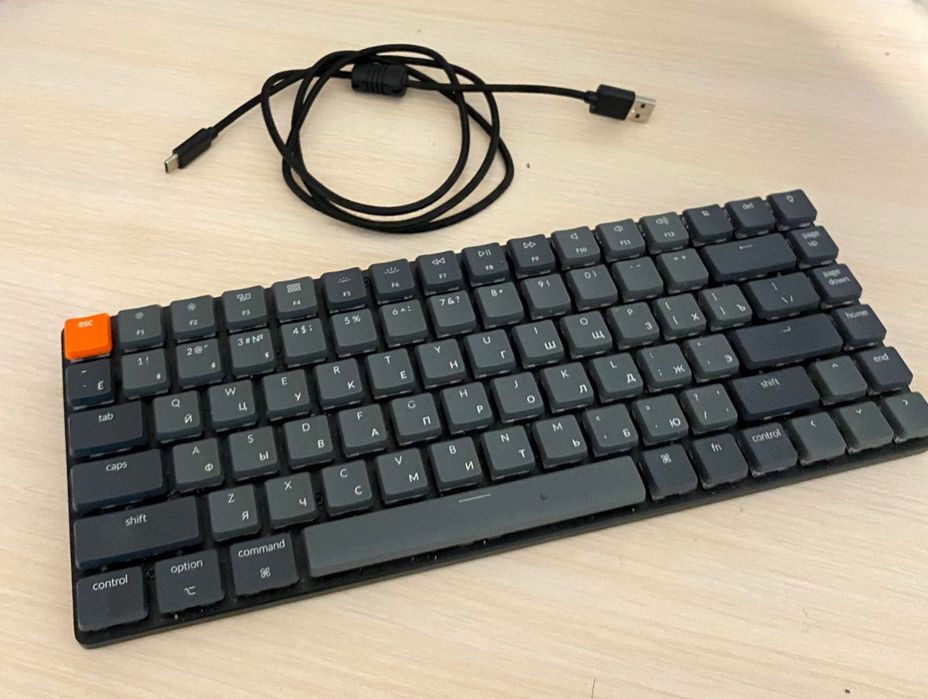 Клавитура:Keychron K3-E3 Brown Switch серый