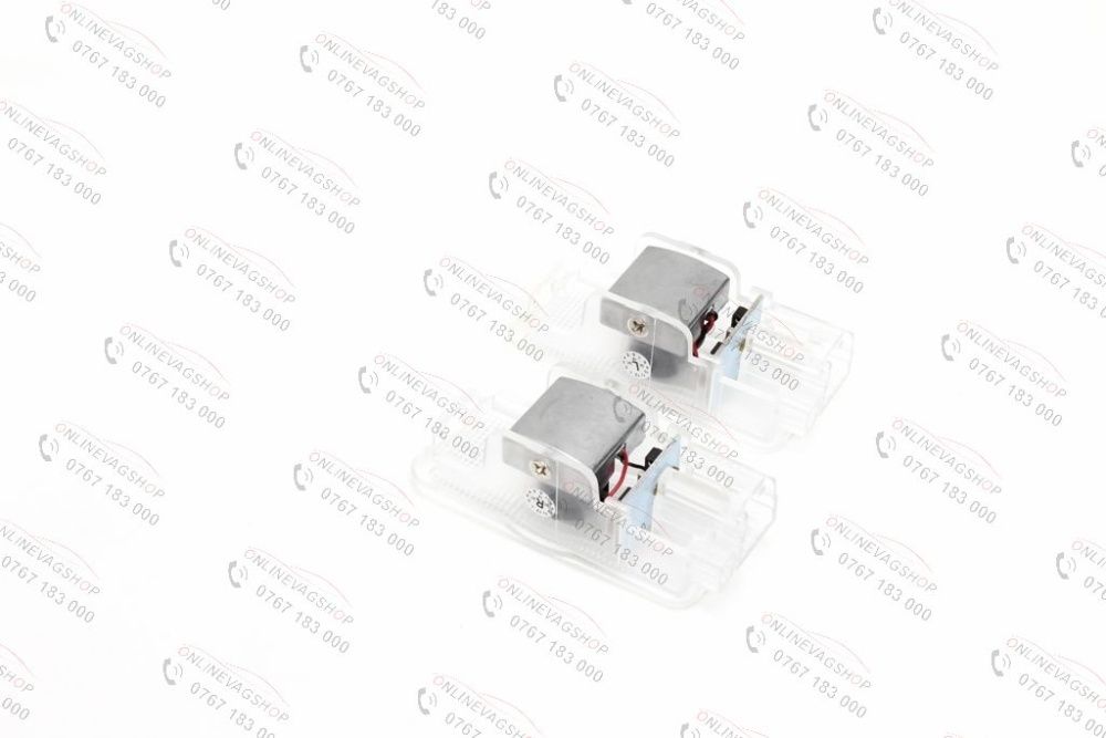 Set 2 lampi Peugeot 307, 406, 407 cu logo 206, 207,306