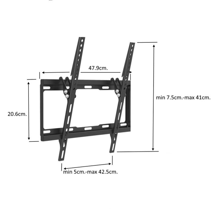 Стойка за телевизор за стена с наклон,LED “26-55”