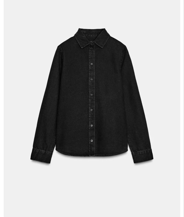 Джинсовая рубашка размер М