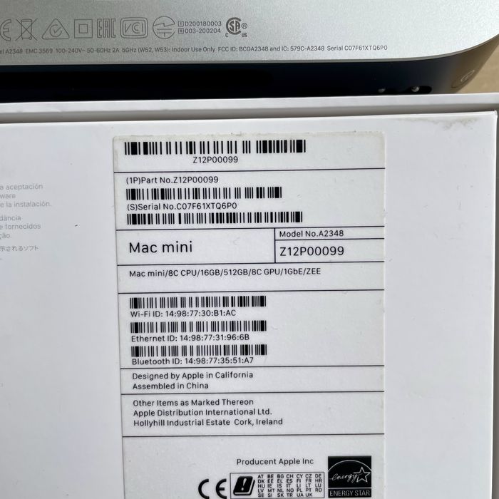 Mac Mini M1 16GB 512GB + Magic Mouse 1