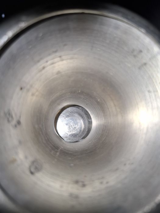 Pahar stil cupa din zinc raza interioara 6.5 cm inaltime 11 cm