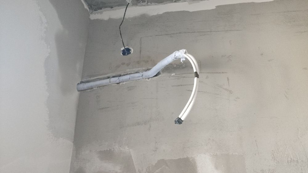 Установка кондиционеров .