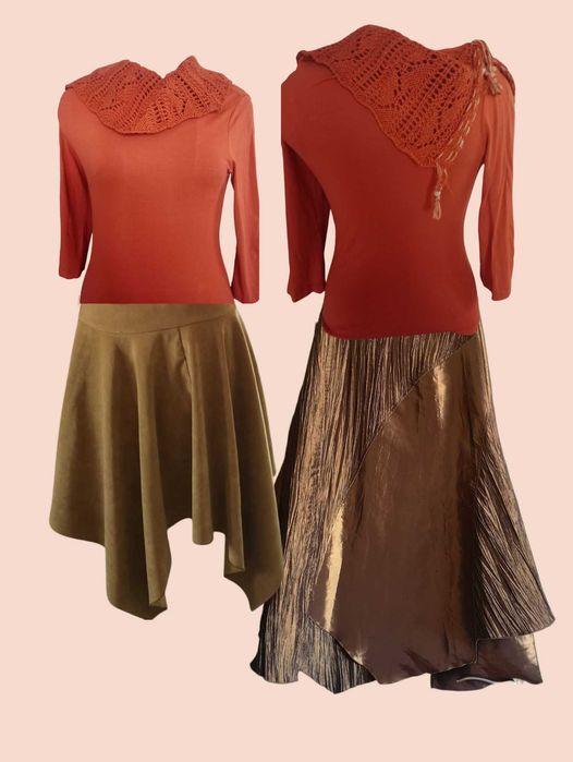 Блузата с плетен детал, вискоза