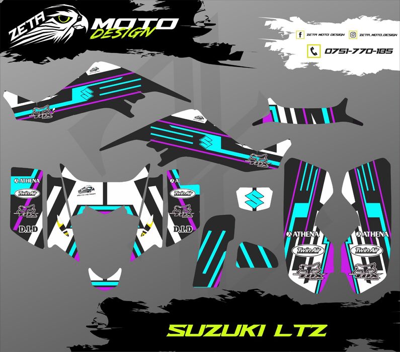 Stickere Atv - Quad Suzuki LTZ 400 400cc si alte modele