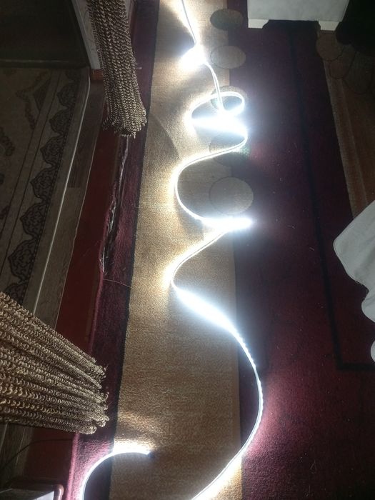 Led chiroq garantiyasi 30 kun. 5 metr uzunlikda