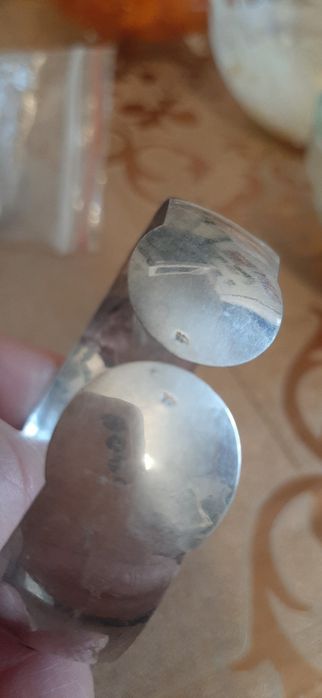 Билезик серебро золото