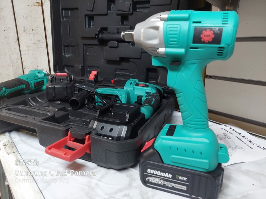 Болгарка на батареях комплект 3в1