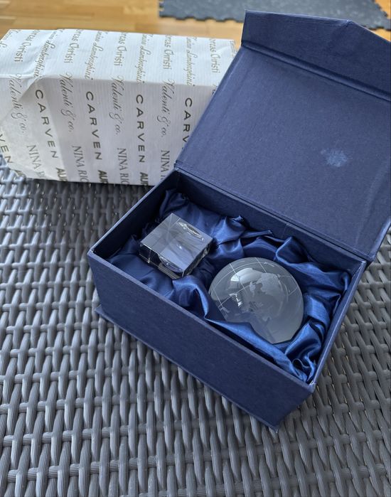 Кристален глобус за бюро