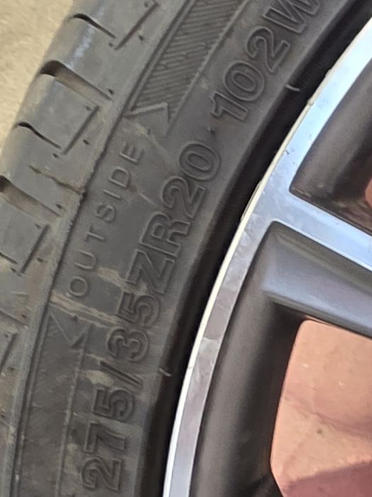 Vand set de anvelope cu jante AMG, 20, in doua marimi, cu anvelope ap