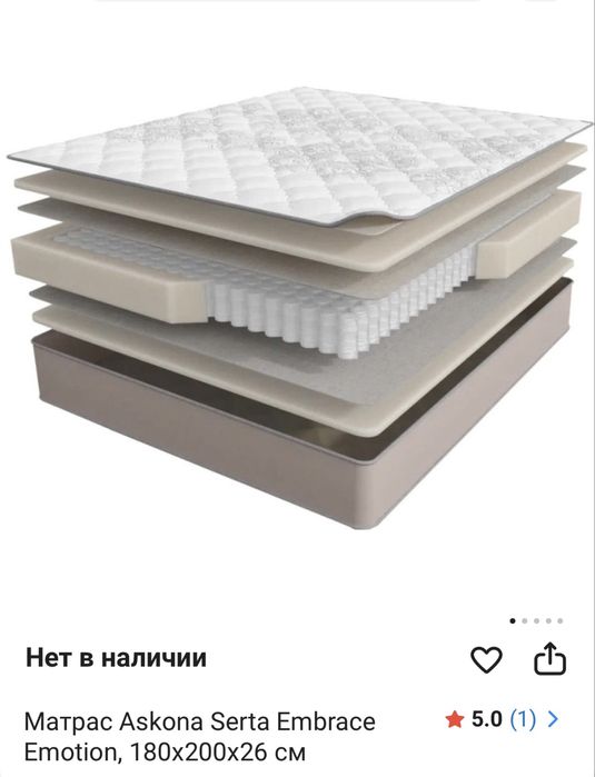 Матрас Askona Serta Embrace
