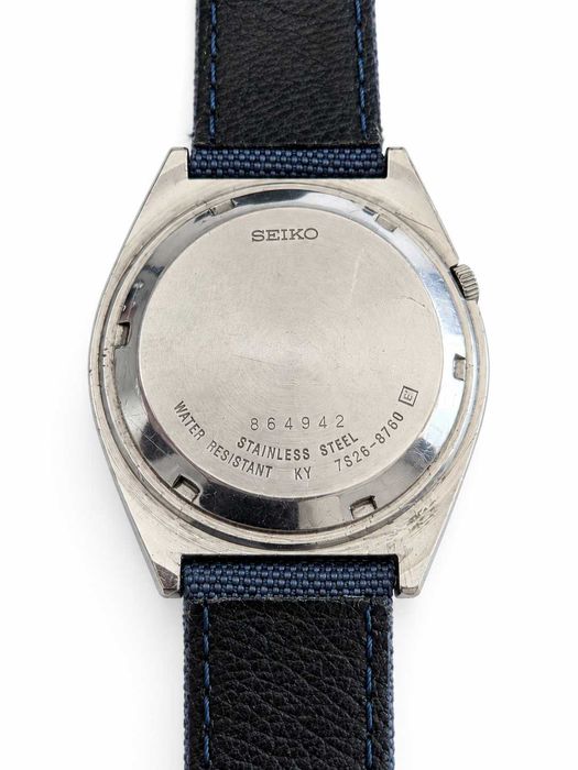 Seiko 5 Automatic 7S26-8760 – винтидж 1996 г., син циферблат