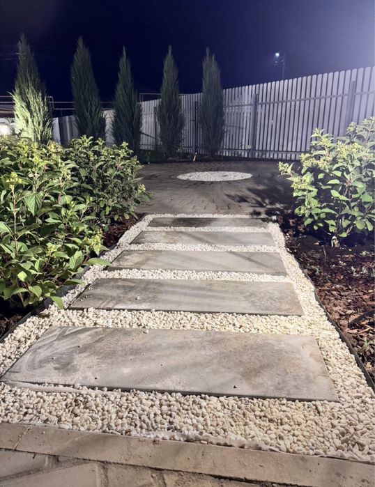 Укладка брусчатки