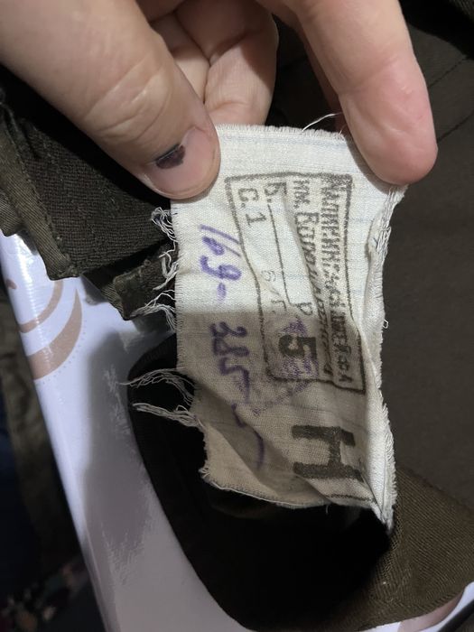 Гимнастёрка и галифе 1961 года