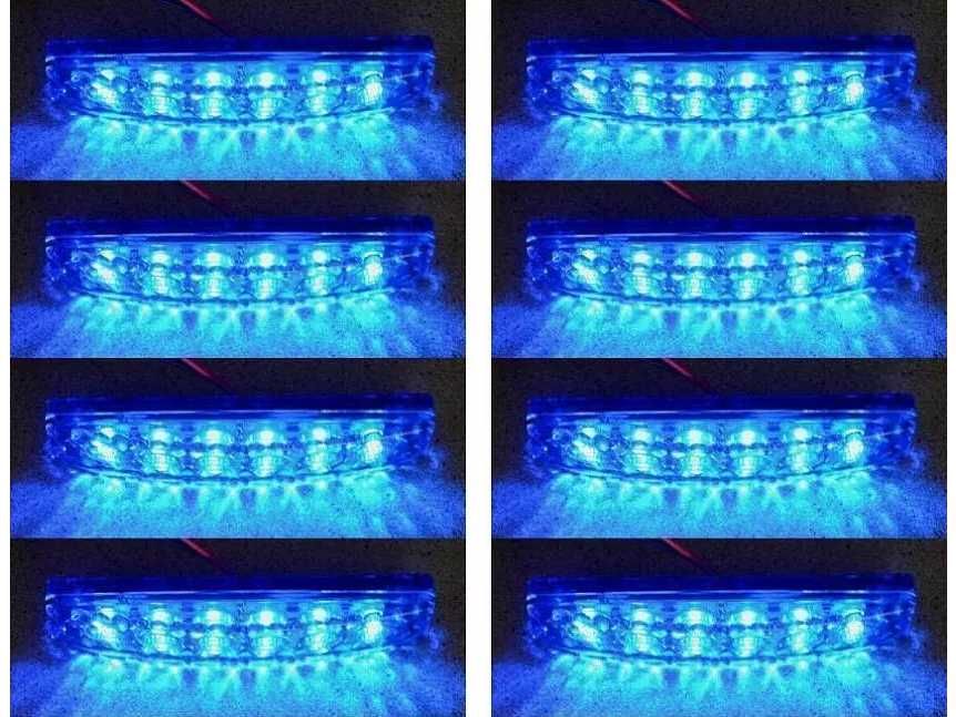 1бр. диодни LED ЛЕД габарити светлини с 6 SMD диода 12-24V , 6 цвята
