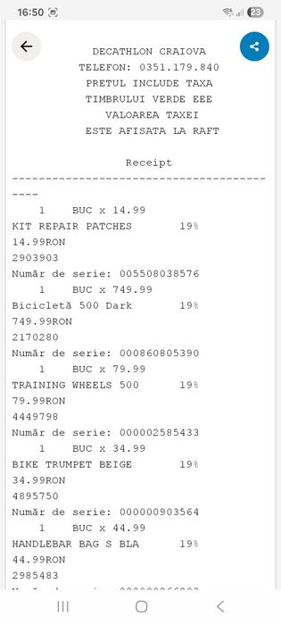 Bicicleta B'TWIN Hero 500 16 inch