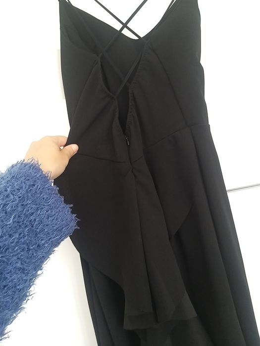 Официална дълга черан рокля