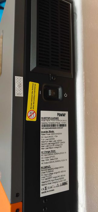 Хибриден монофазен инвертор 4,2 KW