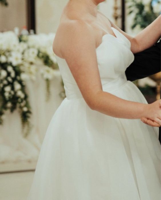 Rochie de mireasă croită