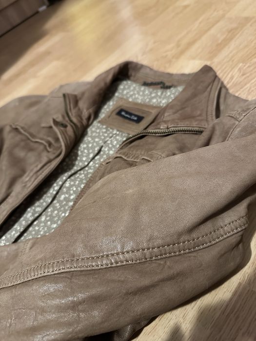 Geaca vintage piele Massimo Dutti