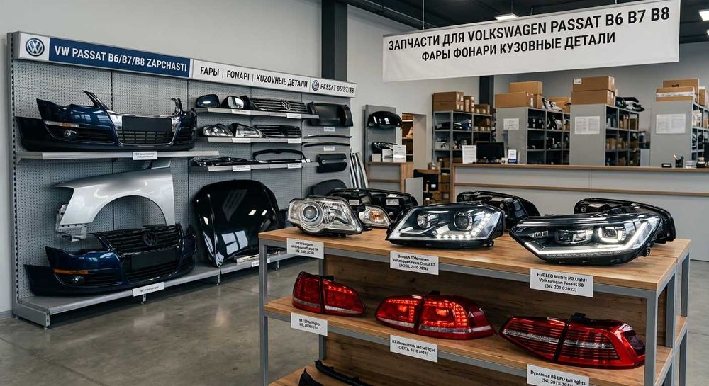 Фары фонари кузовные автозапчасти Volkswagen Passat B6