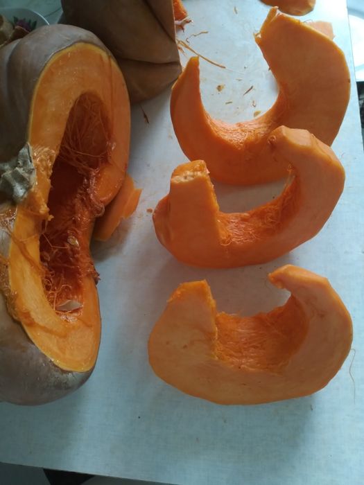 Тыква кусочками сладкая