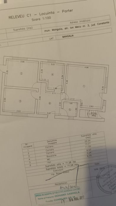 Casă P+1 ,  3 apartamente, 493mp teren, cartier Coloniști