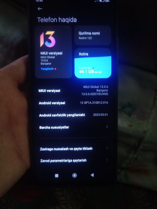 Telefon redmi 12 c