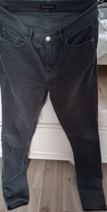Pantaloni catifea reiata Massimo Dutti 38