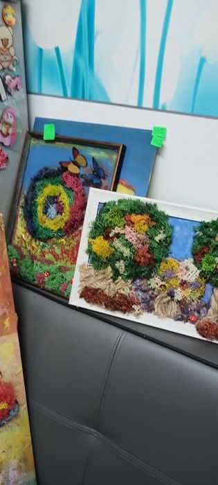 Декорации от жив скандинавски мъх