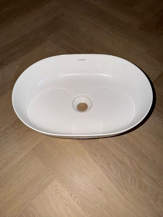 Lavoar premium Duravit Luv 50x35 WonderGliss alb mat - nou / nefolosit