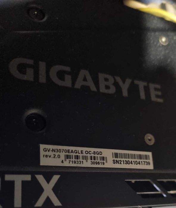 RTX 3070 8GB Eagle OC rev. 2.0